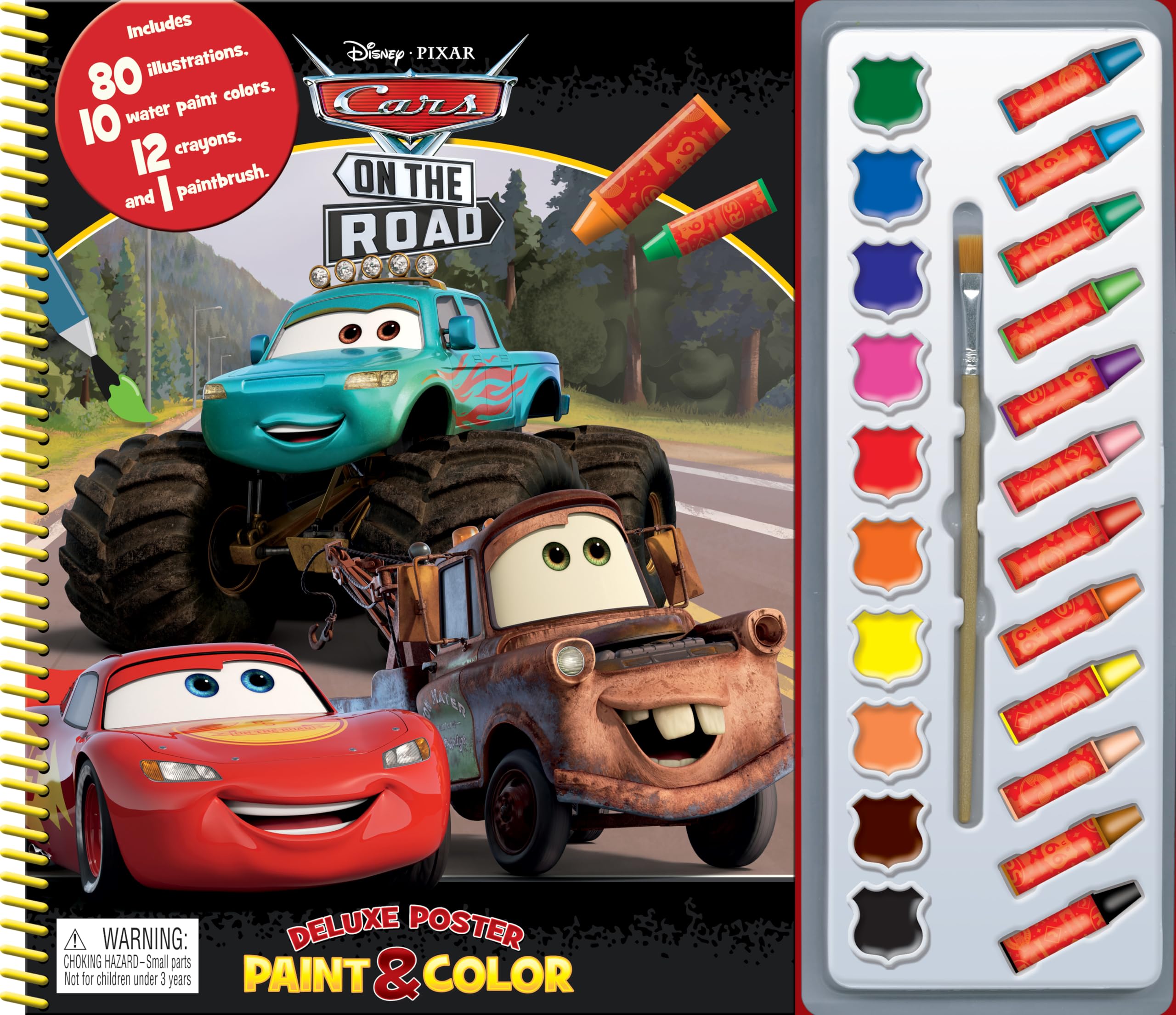 Disney/Pixar Cars on the Road Deluxe Poster Paint & Color